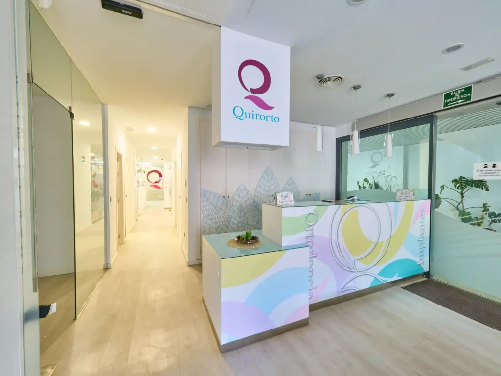 Recepción de la Clínica Dental Quirorto